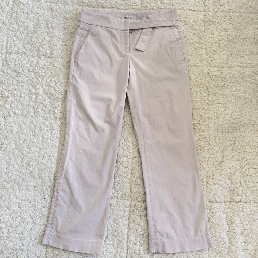 Brunello Cucinelli Women’s Cotton Trousers – IT 40 / US 4